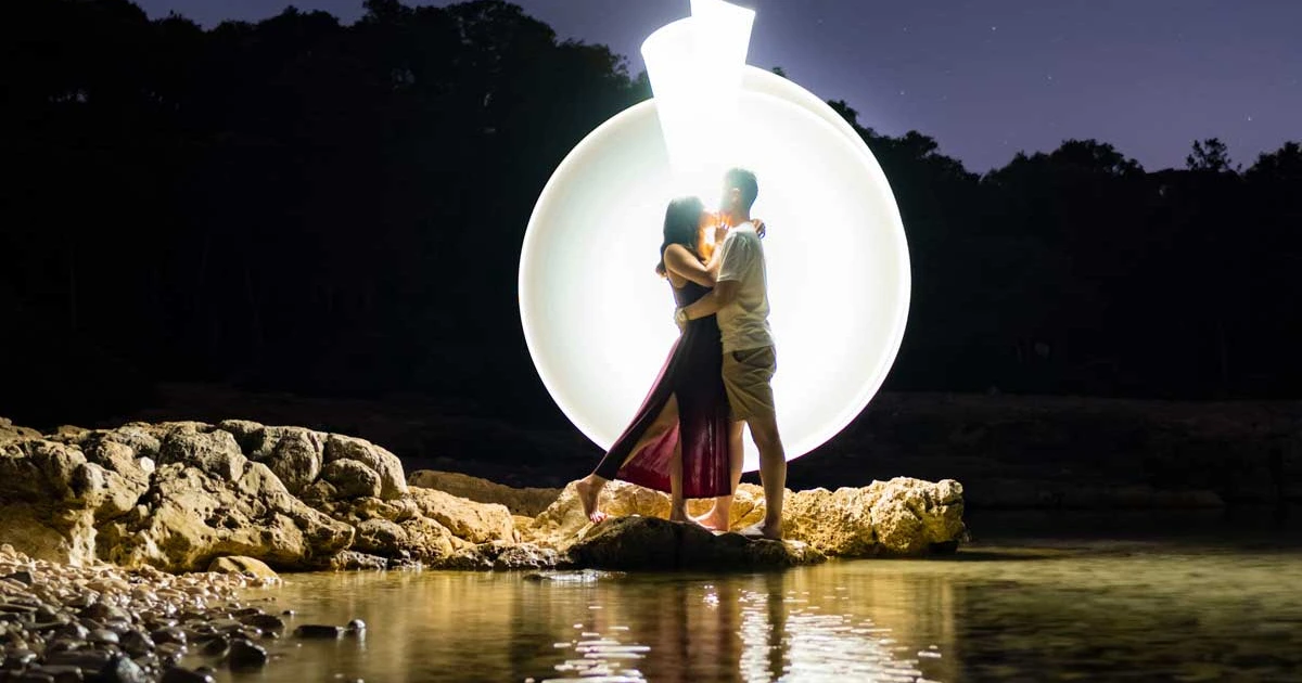 Light-painting Experiences in Puglia