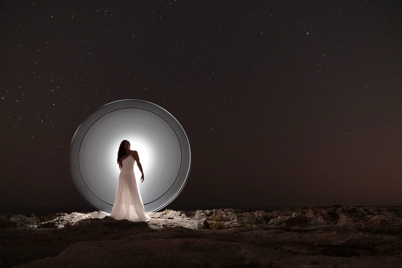 Light-painting and long exposure photography by Andrea Riezzo (2020) - light painting clarissa 3629