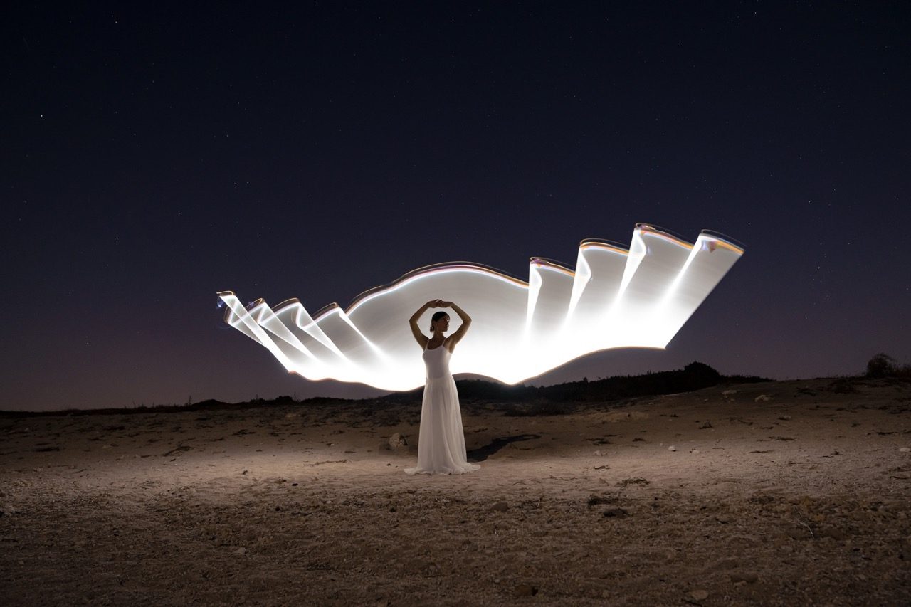 Light-painting and long exposure photography by Andrea Riezzo (2020) - light painting sublument 3203