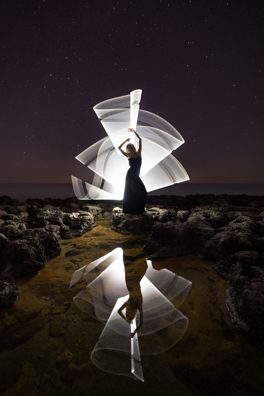 Light-painting and long exposure photography by Andrea Riezzo (2020) - light painting sublument 7007