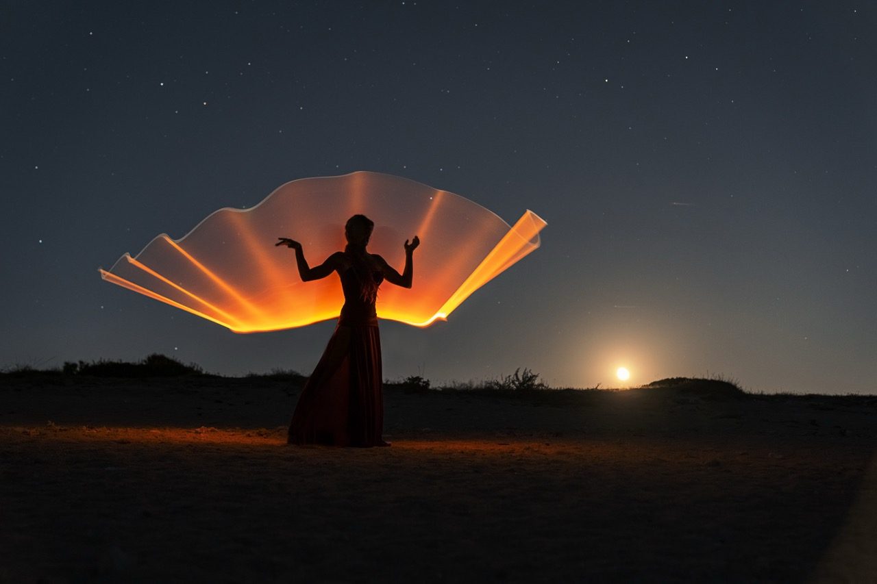 Light-painting and long exposure photography by Andrea Riezzo (2021) - light painting sublument 8188
