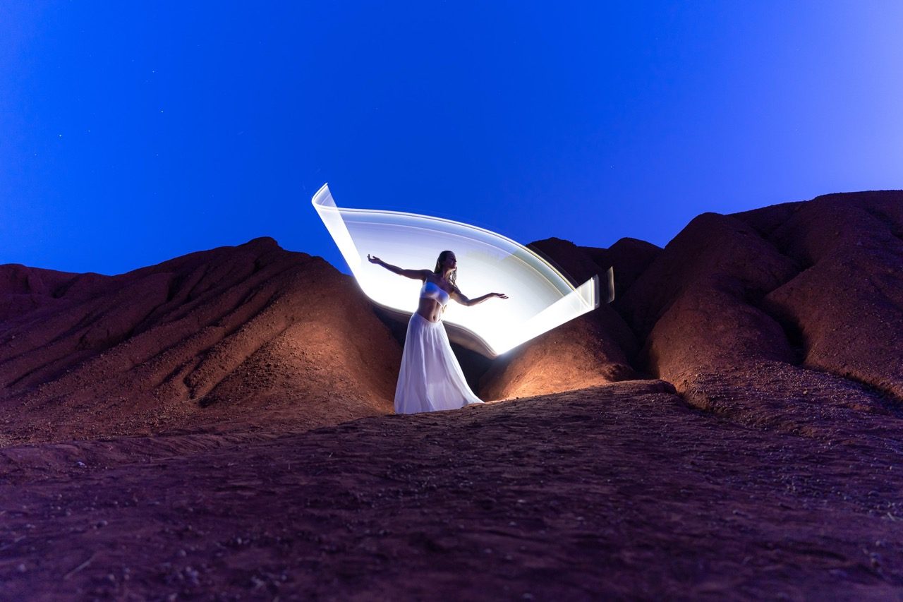 Light-painting and long exposure photography by Andrea Riezzo (2022) - light painting sublument 1697