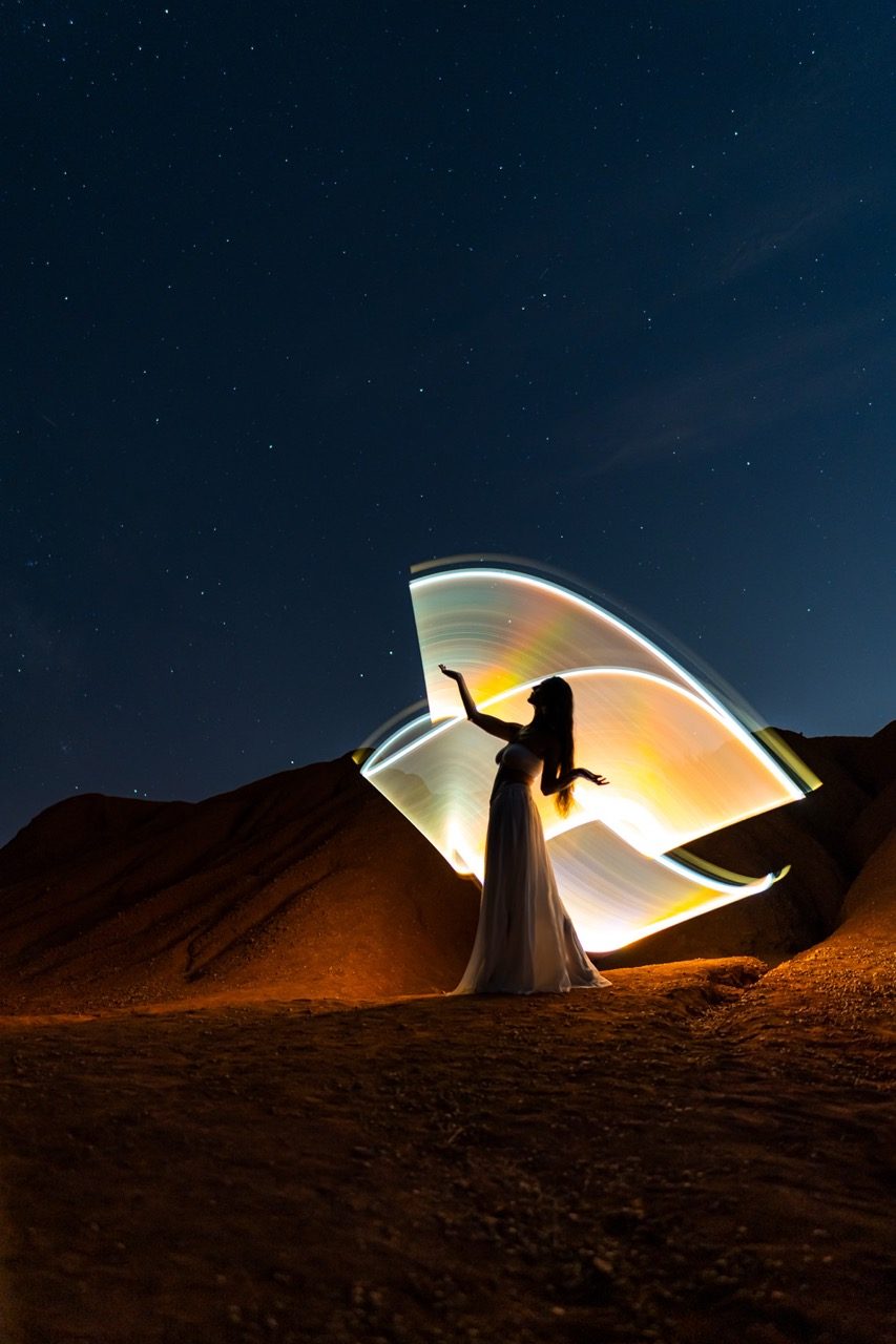 Light-painting and long exposure photography by Andrea Riezzo (2022) - light painting sublument 1792