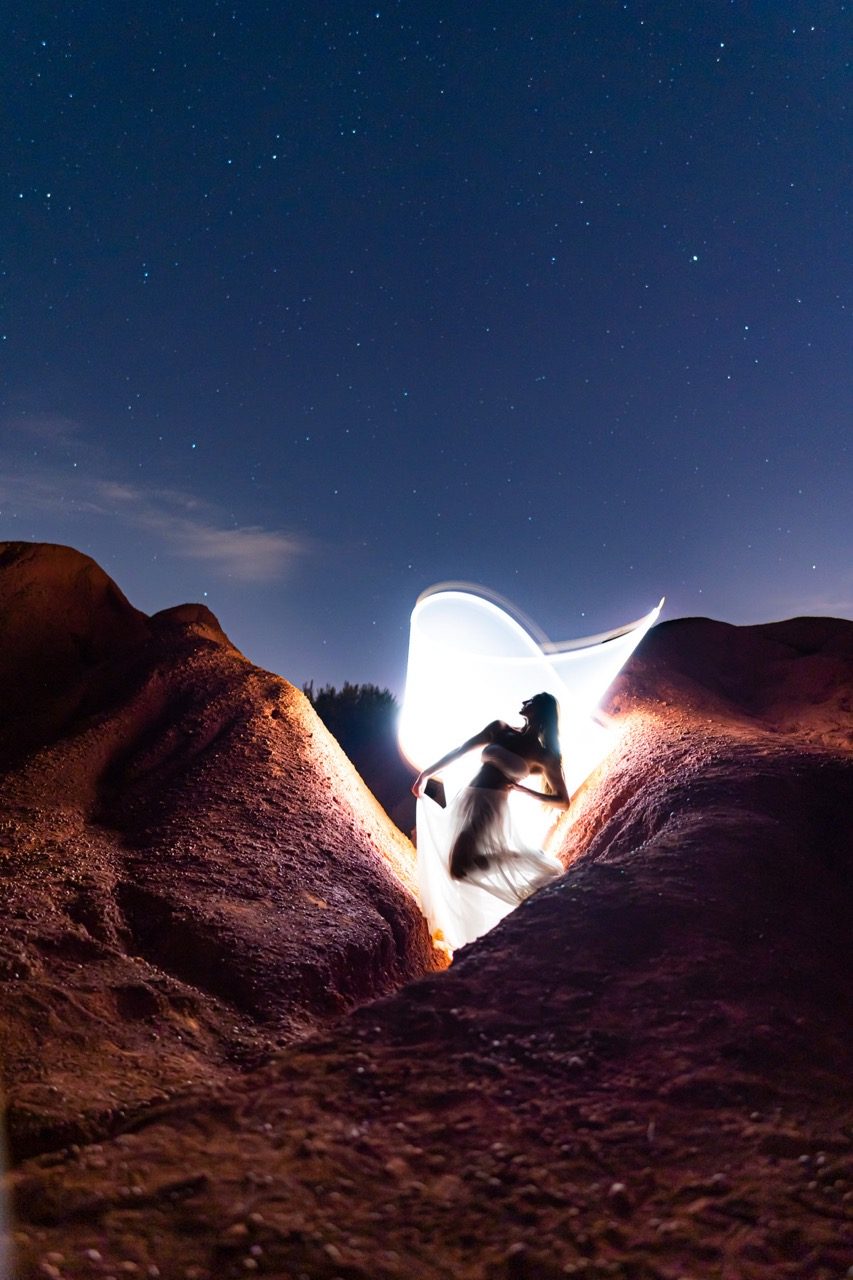 Light-painting and long exposure photography by Andrea Riezzo (2022) - light painting sublument 1805