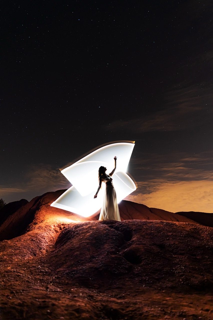 Light-painting and long exposure photography by Andrea Riezzo (2022) - light painting sublument 1817