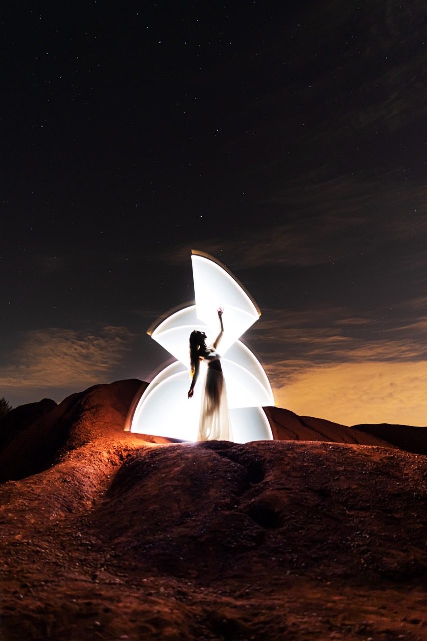 Light-painting and long exposure photography by Andrea Riezzo (2022) - light painting sublument 1825