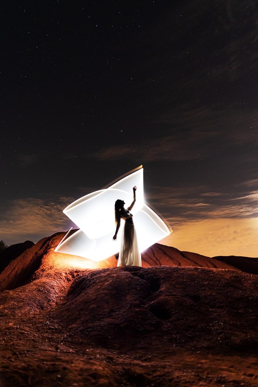 Light-painting and long exposure photography by Andrea Riezzo (2022) - light painting sublument 1827