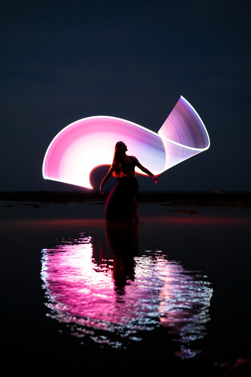 Light-painting and long exposure photography by Andrea Riezzo (2022) - light painting sublument 2419