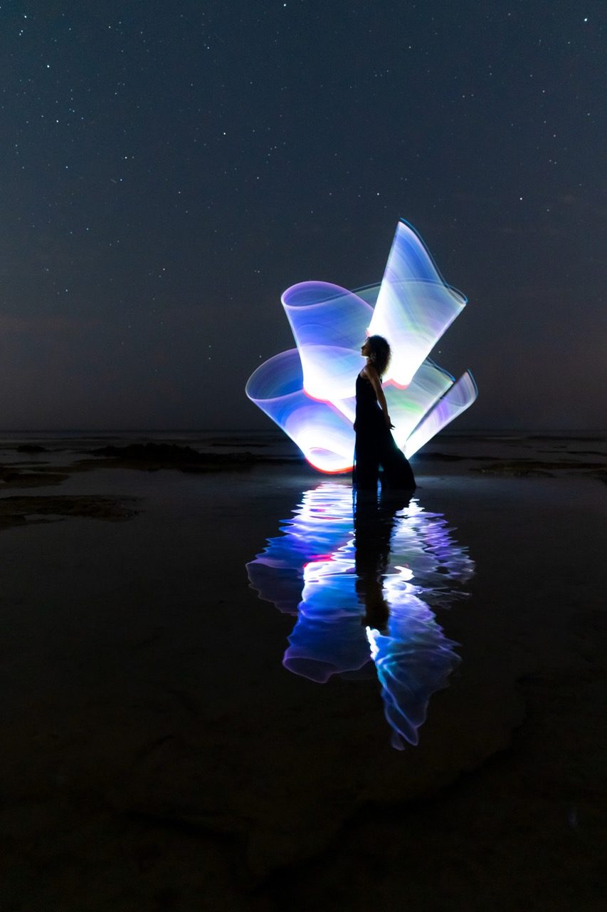 Light-painting and long exposure photography by Andrea Riezzo (2022) - light painting sublument 0448