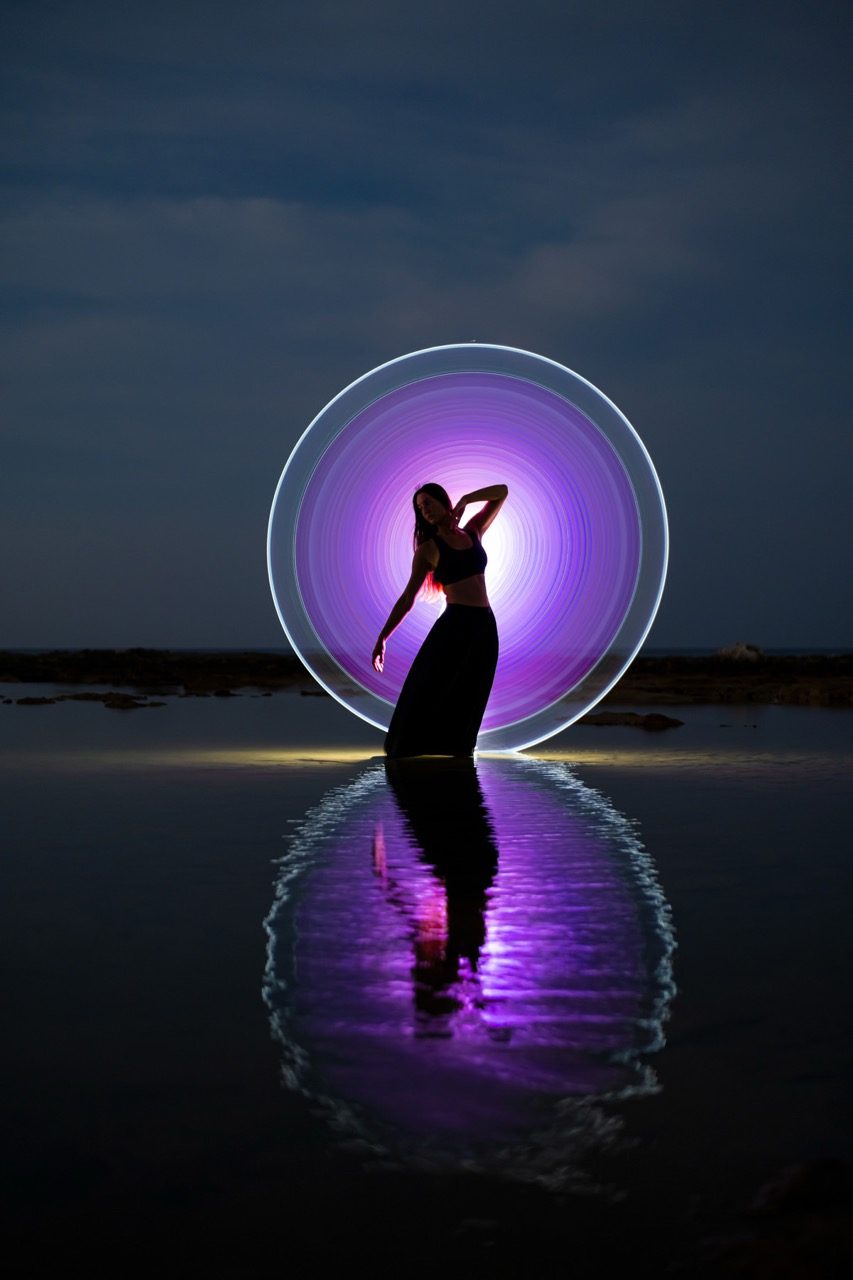 Light-painting and long exposure photography by Andrea Riezzo (2022) - light painting sublument 2572
