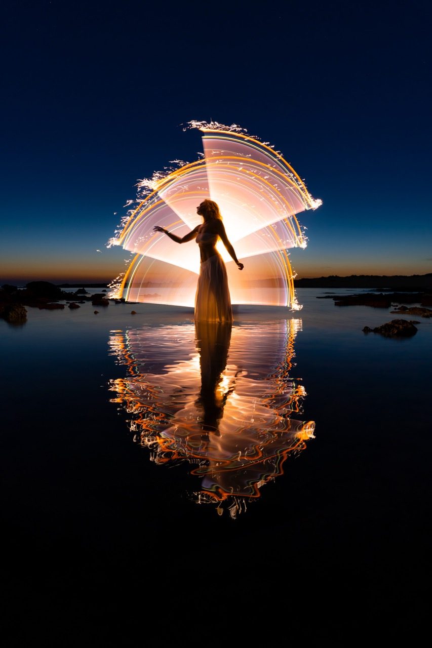 Light-painting and long exposure photography by Andrea Riezzo (2022) - light painting sublument 3482
