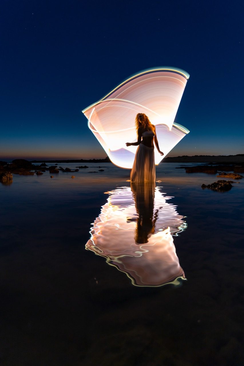 Light-painting and long exposure photography by Andrea Riezzo (2022) - light painting sublument 3497