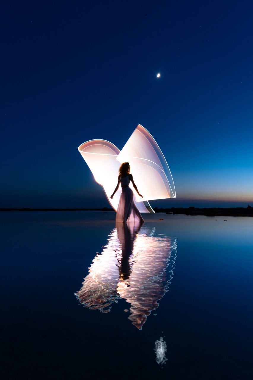 Light-painting and long exposure photography by Andrea Riezzo (2022) - light painting sublument 0706