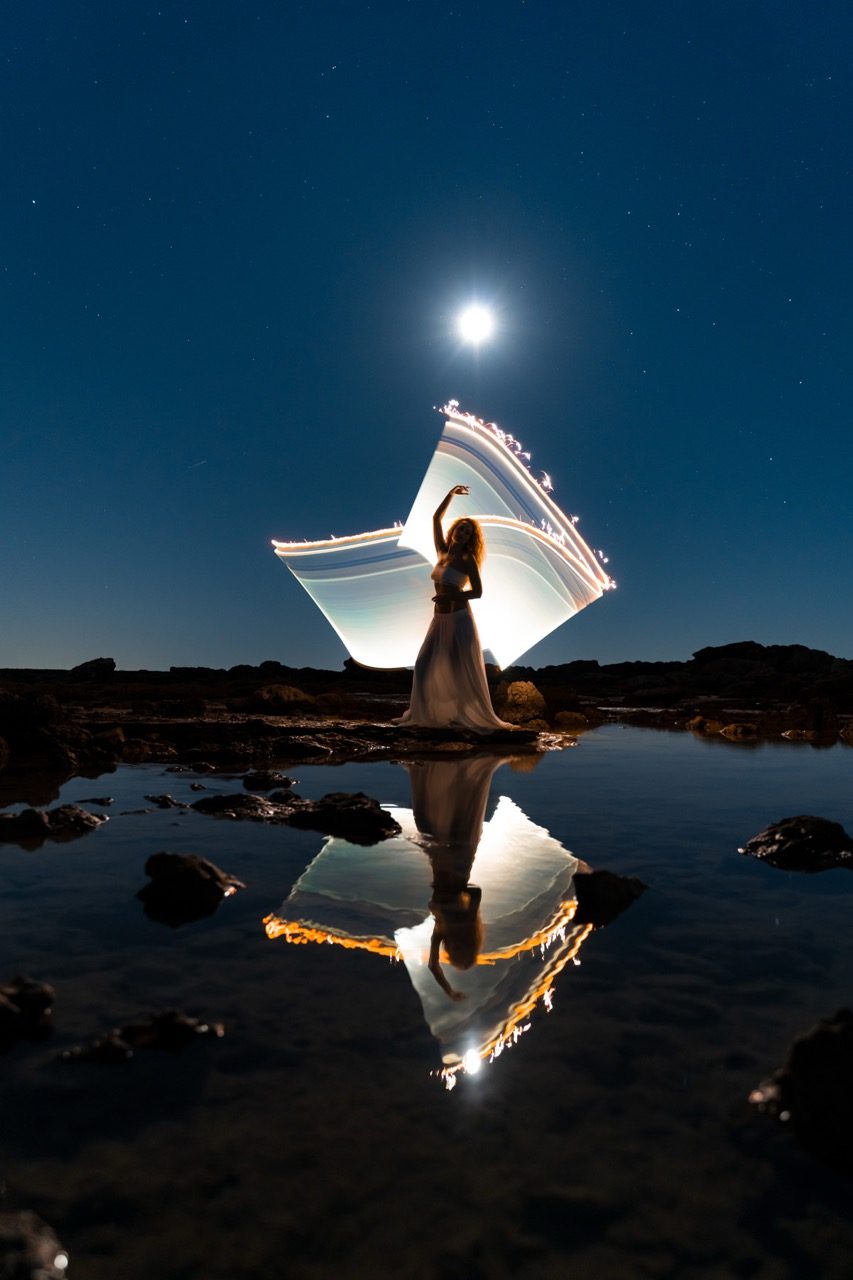 Light-painting and long exposure photography by Andrea Riezzo (2022) - light painting sublument 3618