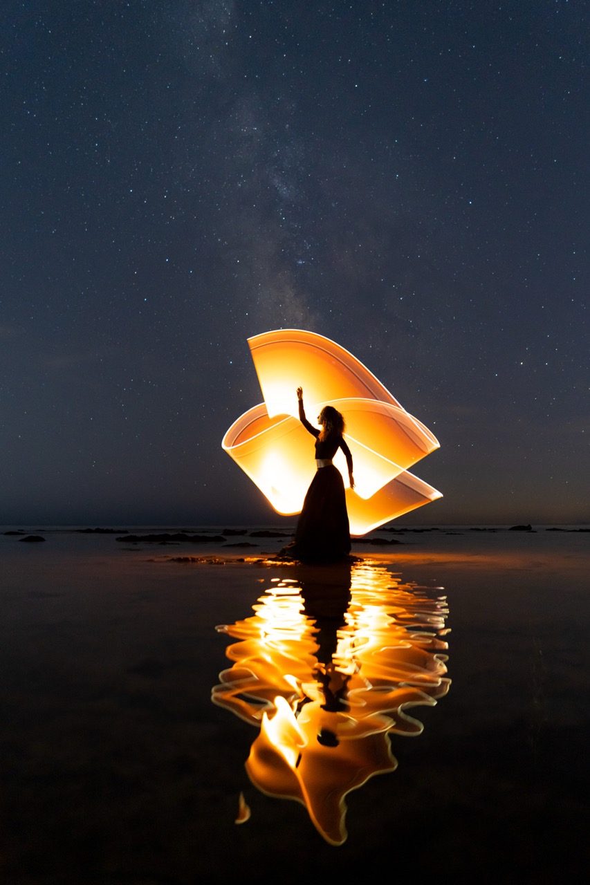 Light-painting and long exposure photography by Andrea Riezzo (2022) - light painting sublument 3763