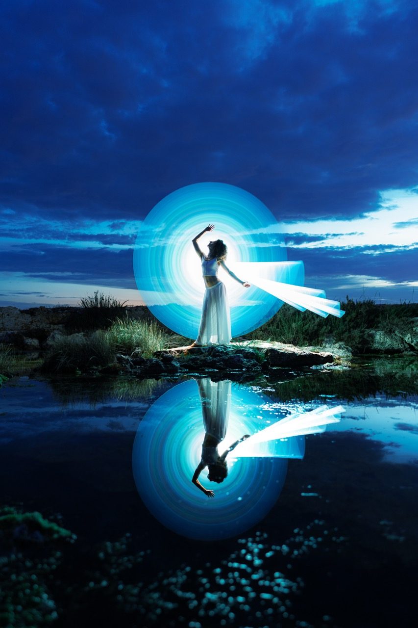 Light painting photo 2023 by Andrea Riezzo — Sublument — 003