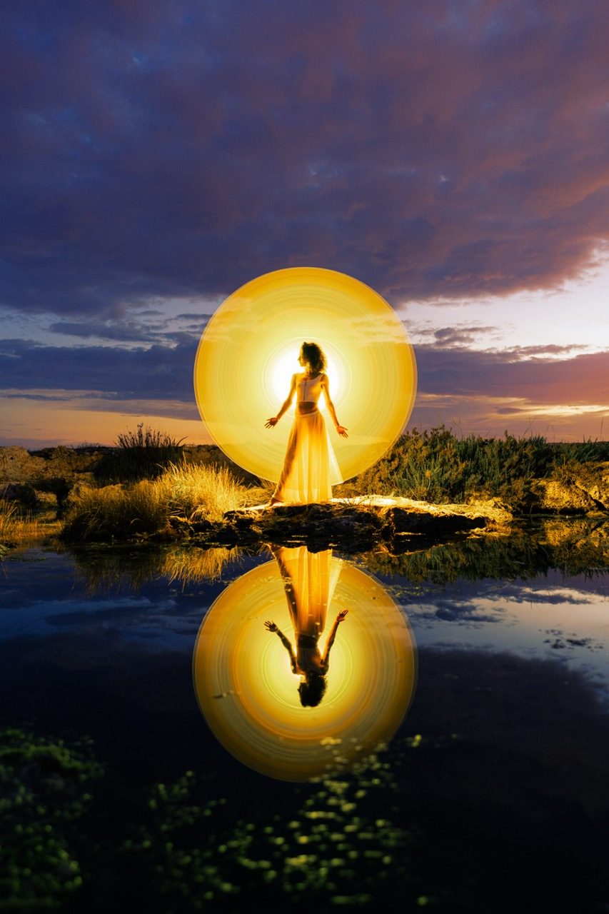 Light painting photo 2023 by Andrea Riezzo — Sublument — 004