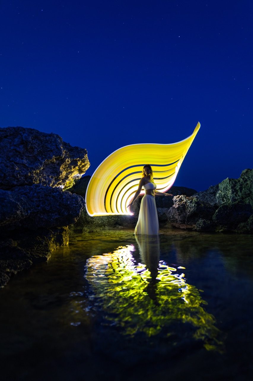 Light painting photo 2023 by Andrea Riezzo — Sublument — 009