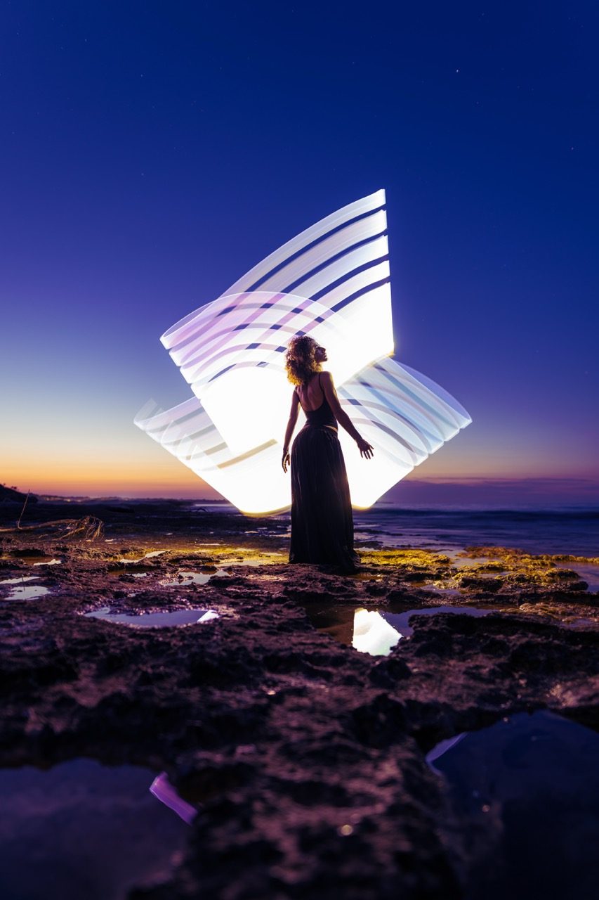 Light painting photo 2023 by Andrea Riezzo — Sublument — 017