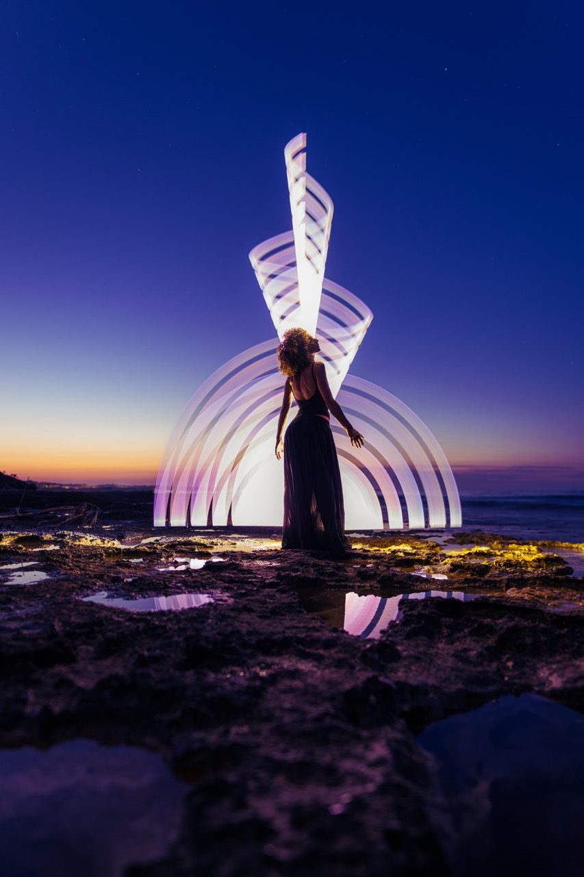 Light painting photo 2023 by Andrea Riezzo — Sublument — 018