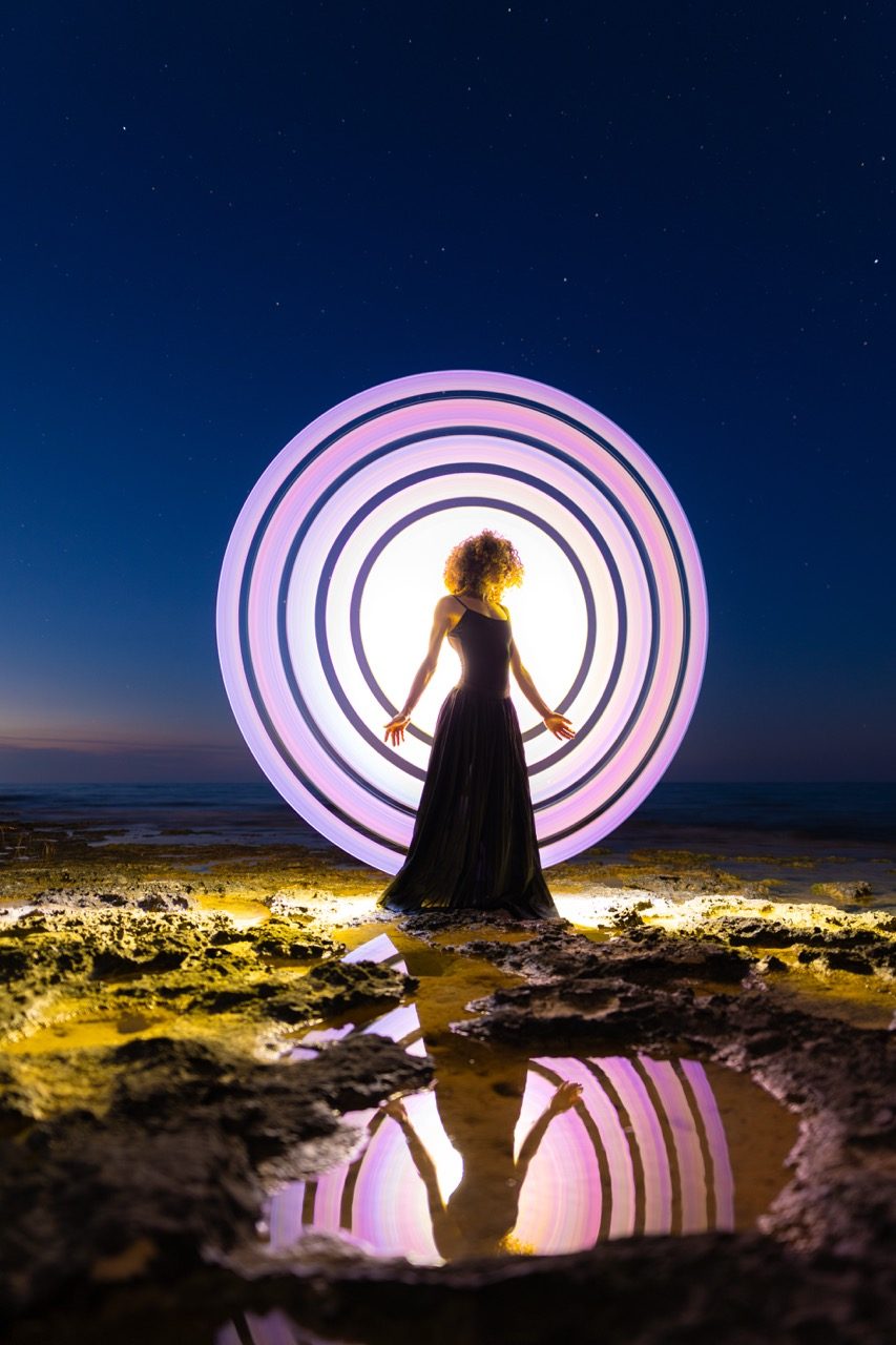 Light painting photo 2023 by Andrea Riezzo — Sublument — 019