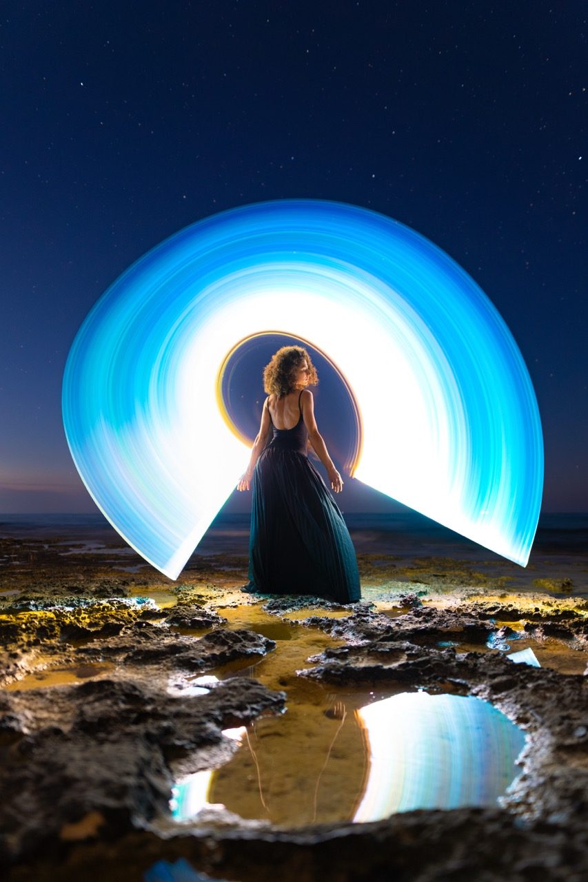 Light painting photo 2023 by Andrea Riezzo — Sublument — 021