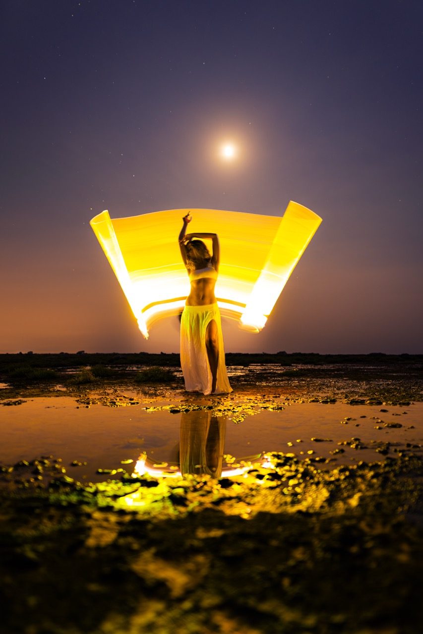 Light painting photo 2023 by Andrea Riezzo — Sublument — 026
