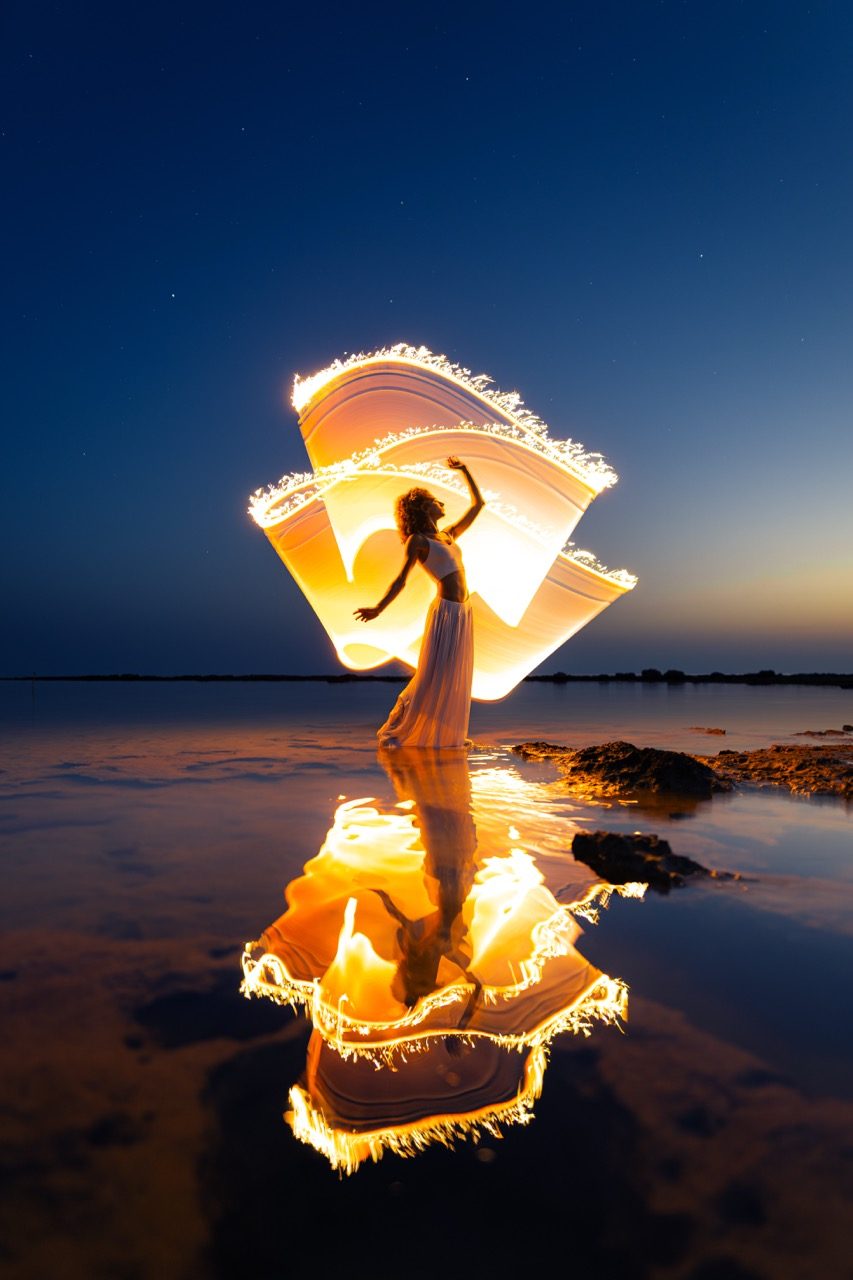 Light painting photo 2023 by Andrea Riezzo — Sublument — 028