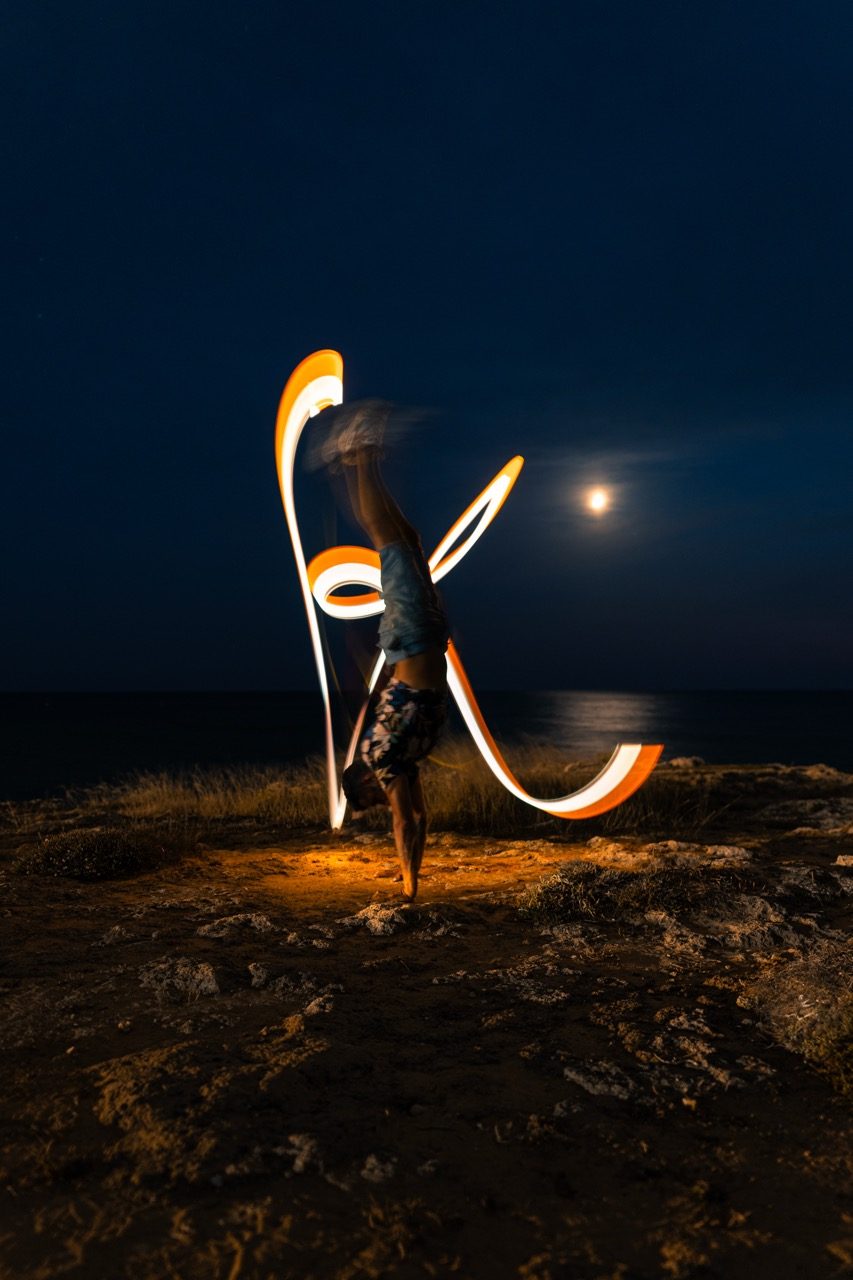Light painting photo 2023 by Andrea Riezzo — Sublument — 038