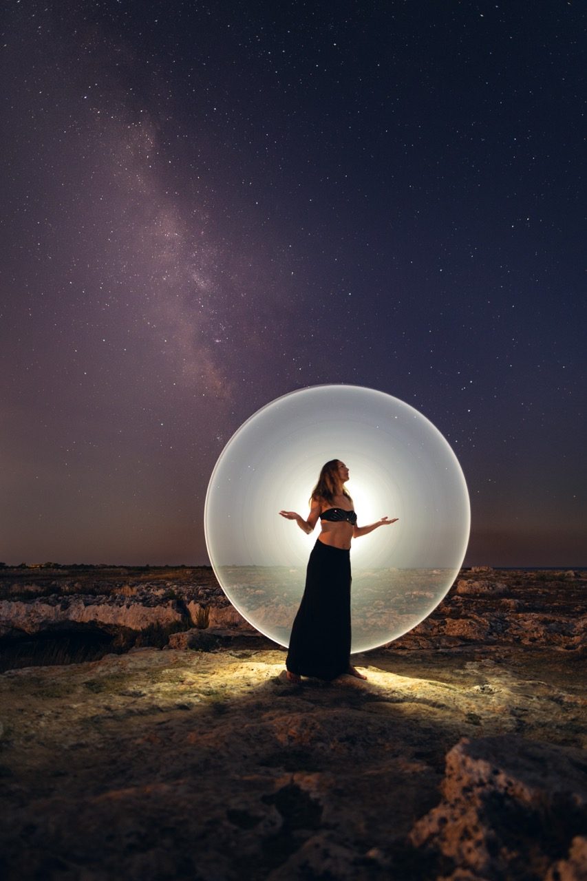 Light painting photo 2023 by Andrea Riezzo — Sublument — 045