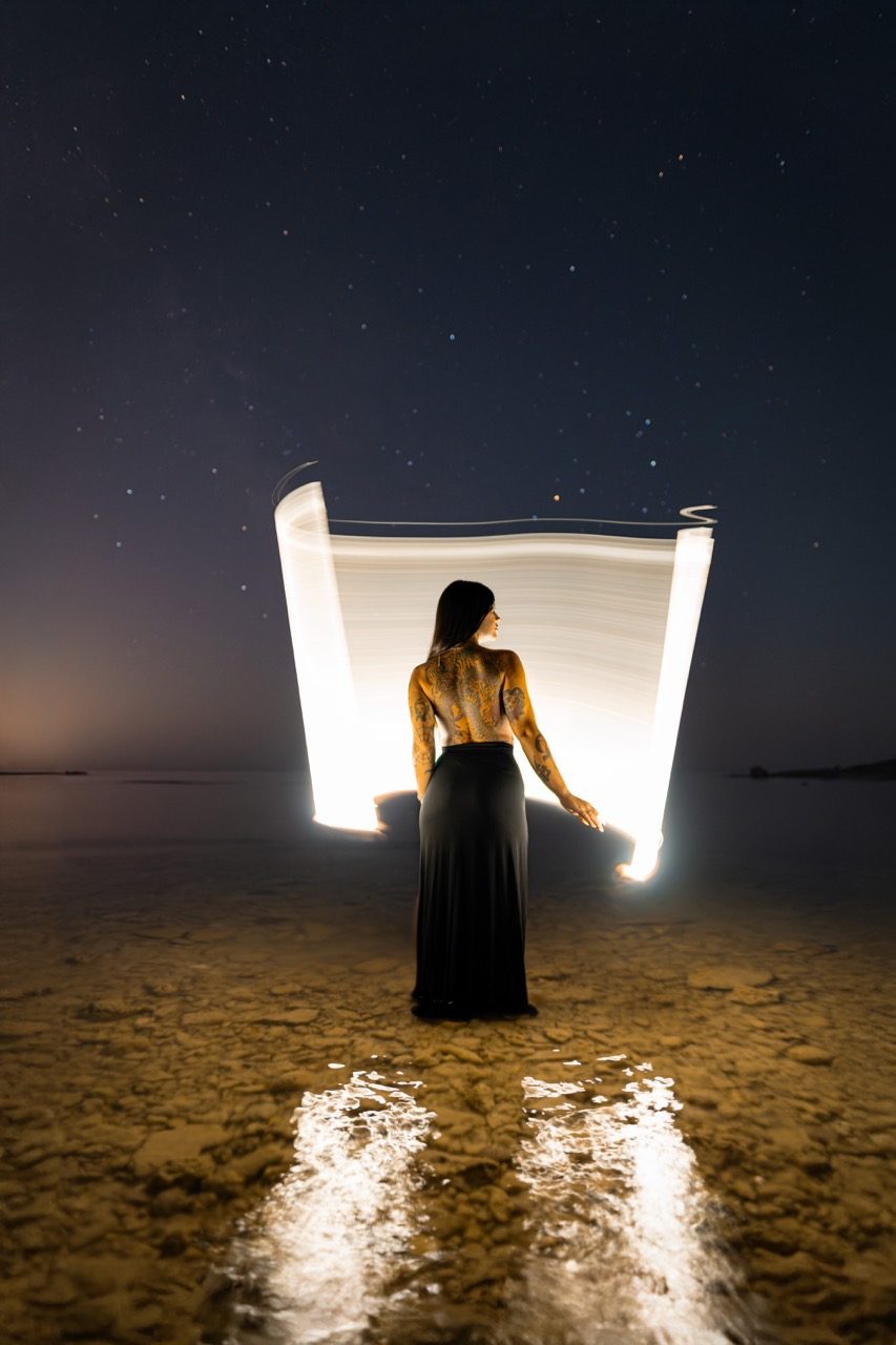 Light painting photo 2024 by Andrea Riezzo — Sublument — 001