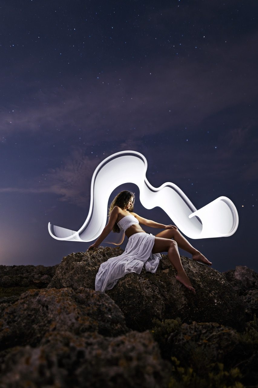 Light painting photo 2024 by Andrea Riezzo — Sublument — 013