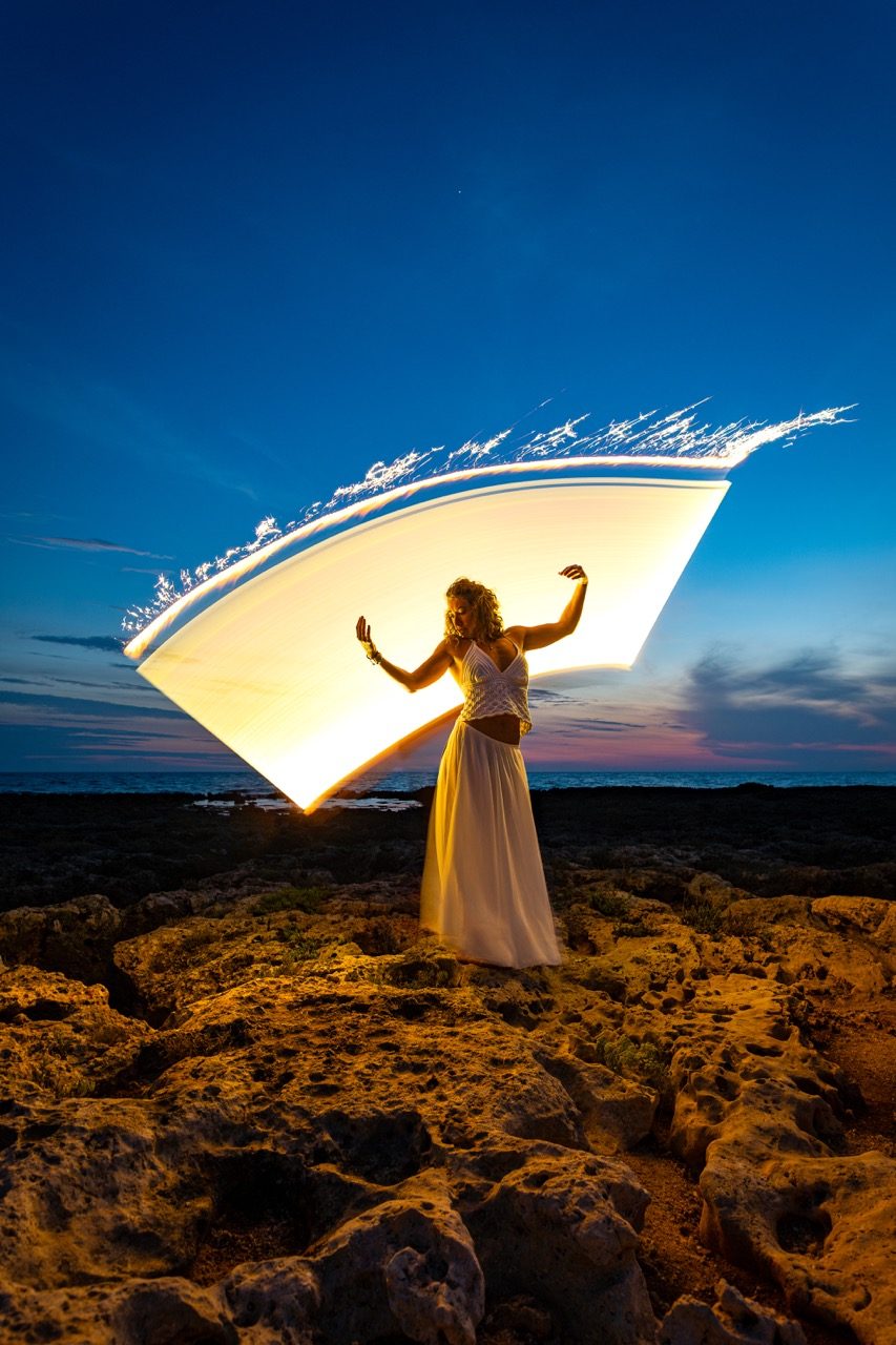 Light painting photo 2024 by Andrea Riezzo — Sublument — 014