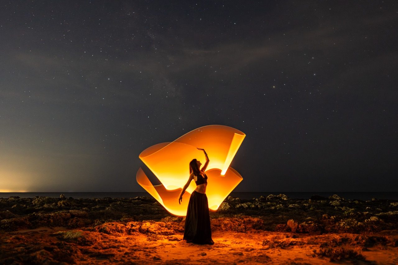 Light painting photo 2024 by Andrea Riezzo — Sublument — 016