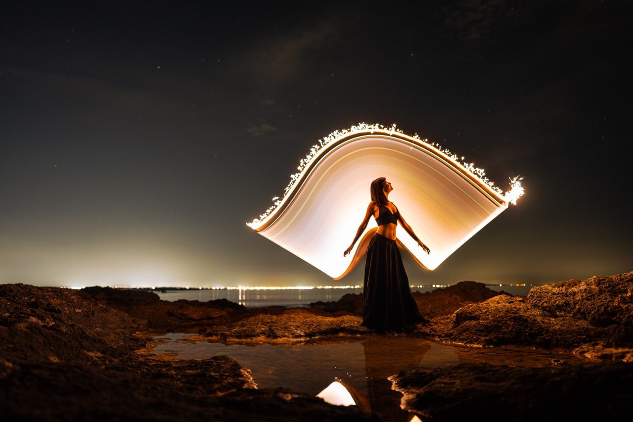 Light painting photo 2024 by Andrea Riezzo — Sublument — 018