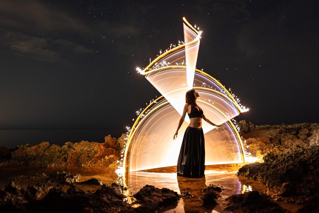 Light painting photo 2024 by Andrea Riezzo — Sublument — 019