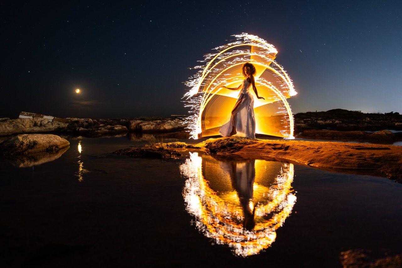 Light painting photo 2024 by Andrea Riezzo — Sublument — 021