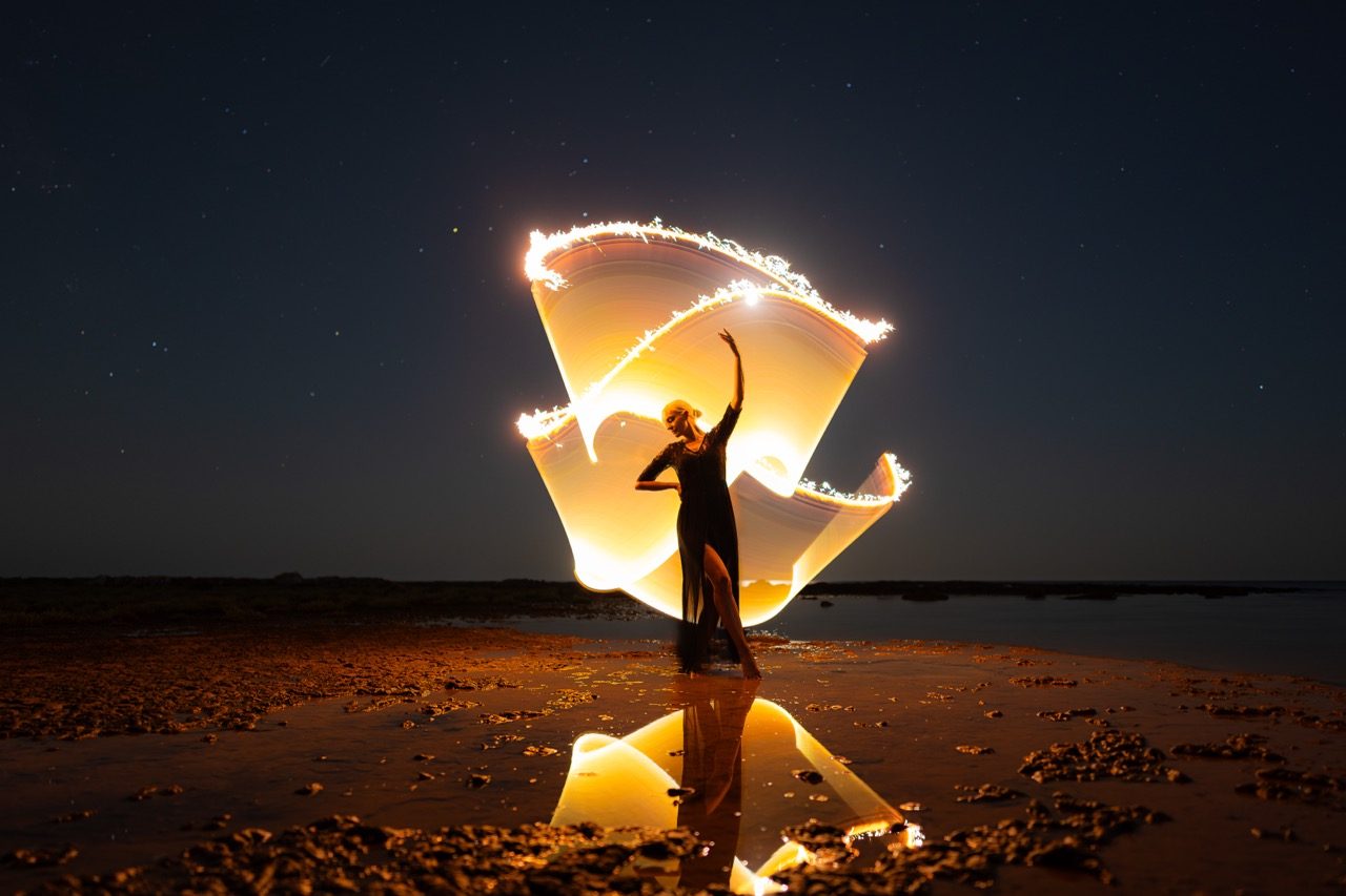 Light painting photo 2024 by Andrea Riezzo — Sublument — 028
