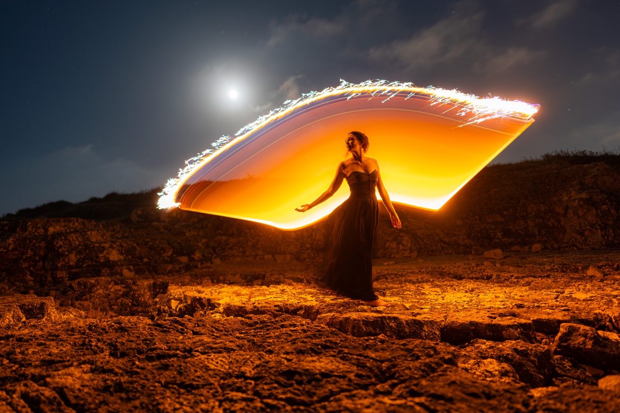 Light painting photo 2024 by Andrea Riezzo — Sublument — 035