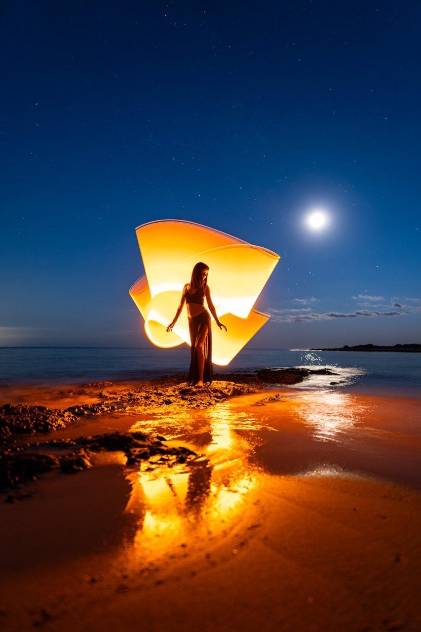Light painting photo 2024 by Andrea Riezzo — Sublument — 044