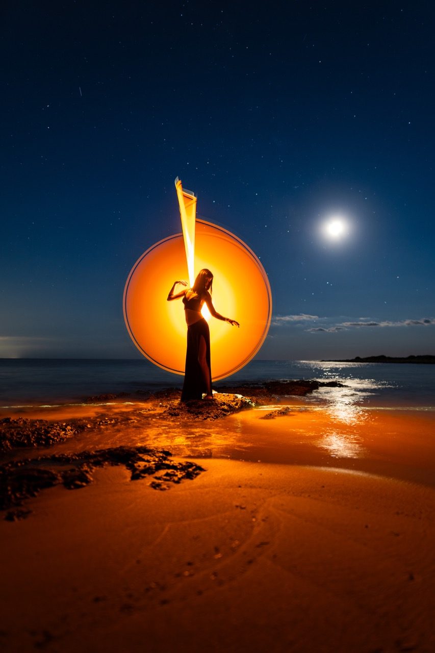 Light painting photo 2024 by Andrea Riezzo — Sublument — 045