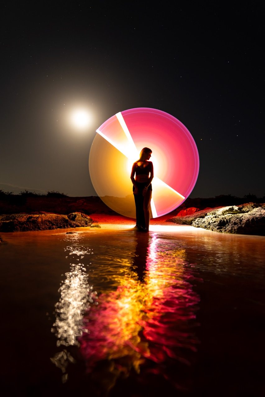 Light painting photo 2025 by Andrea Riezzo — Sublument — 011