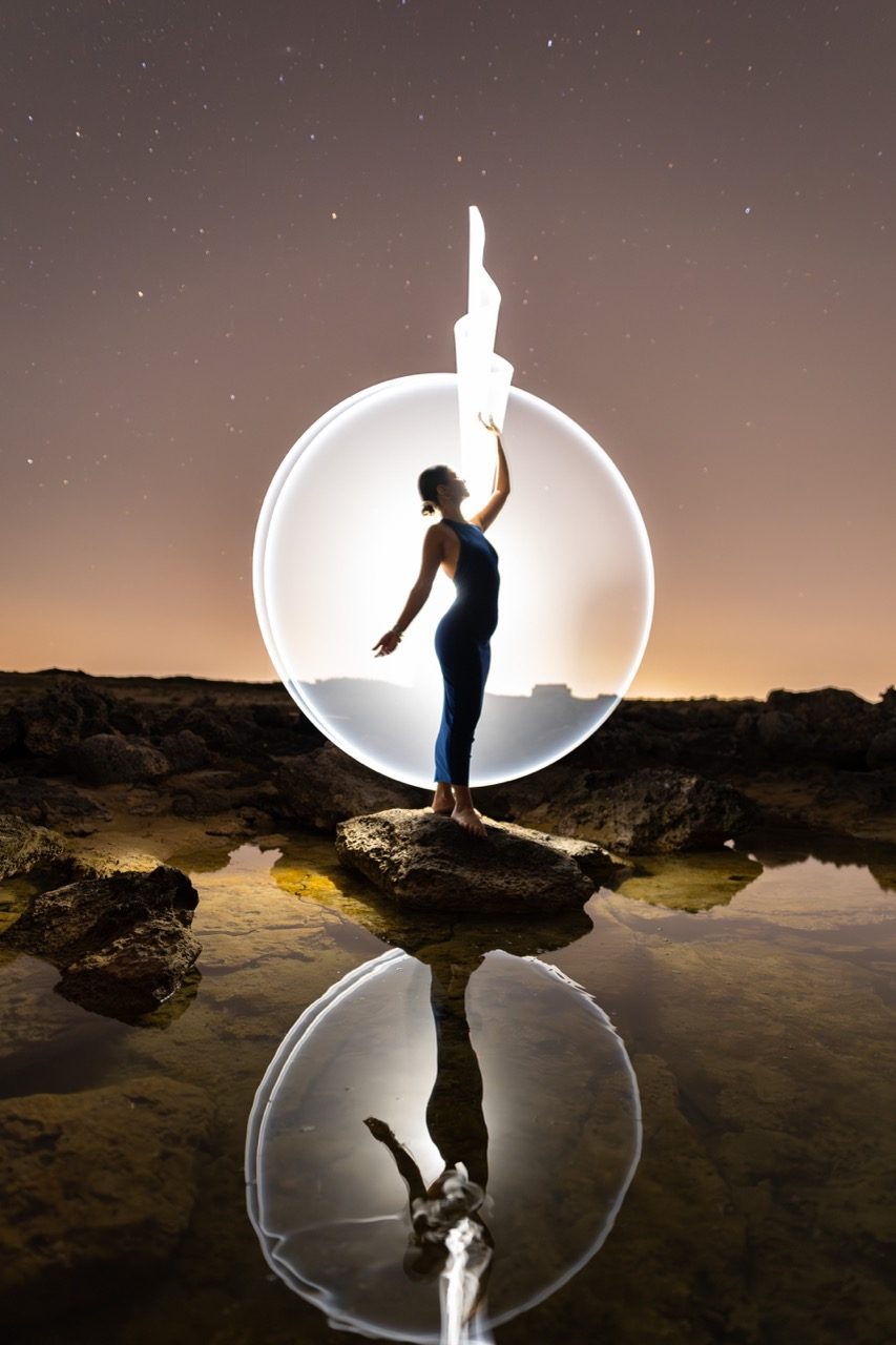 Light painting photo 2025 by Andrea Riezzo — Sublument — 014