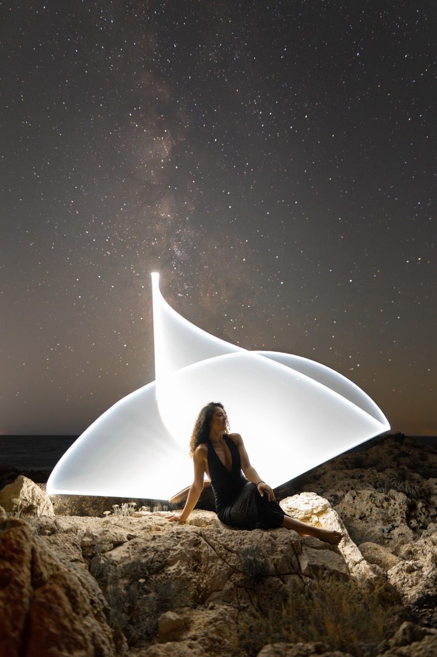 Light painting photo 2025 by Andrea Riezzo — Sublument — 020