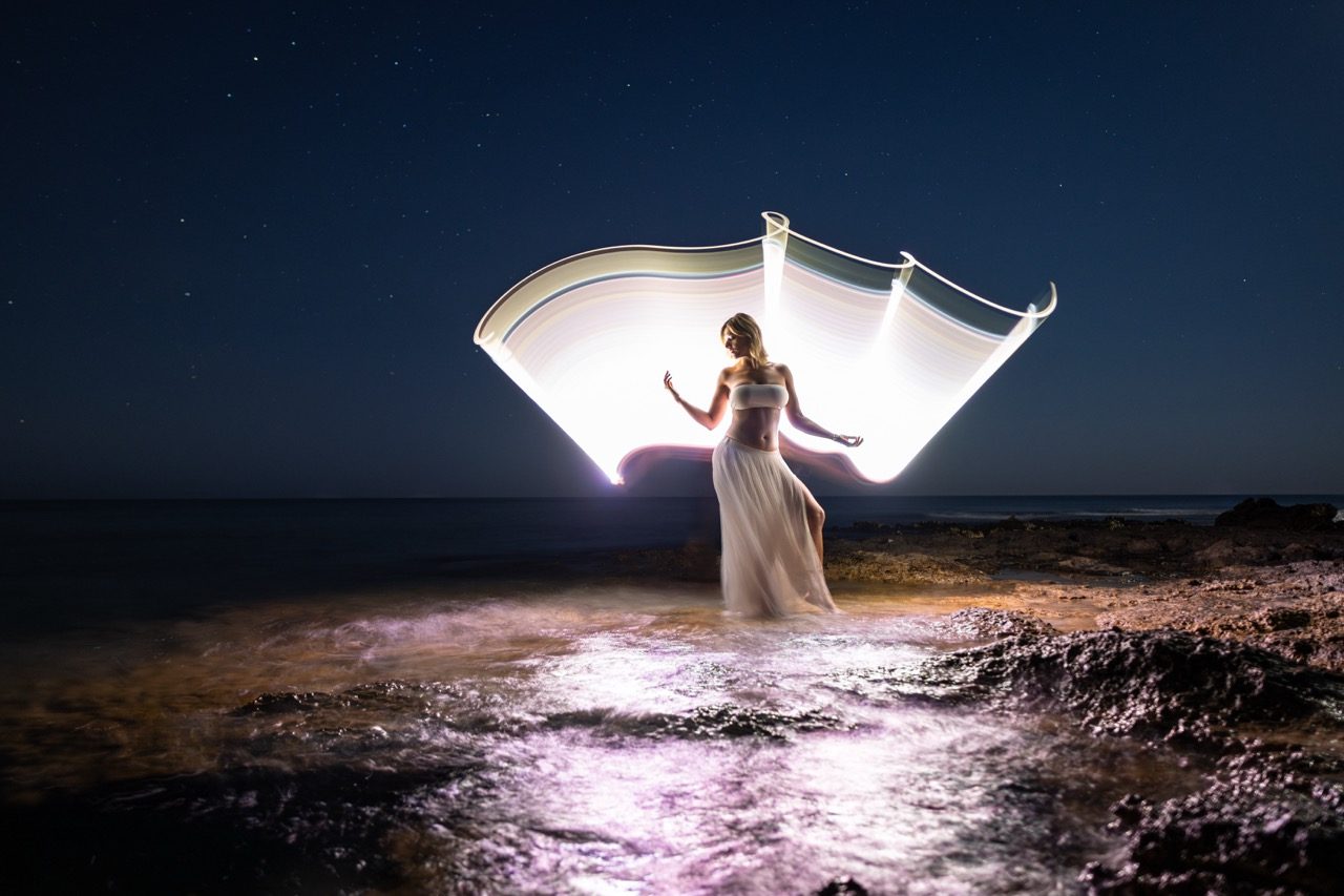 Light painting photo 2025 by Andrea Riezzo — Sublument — 022
