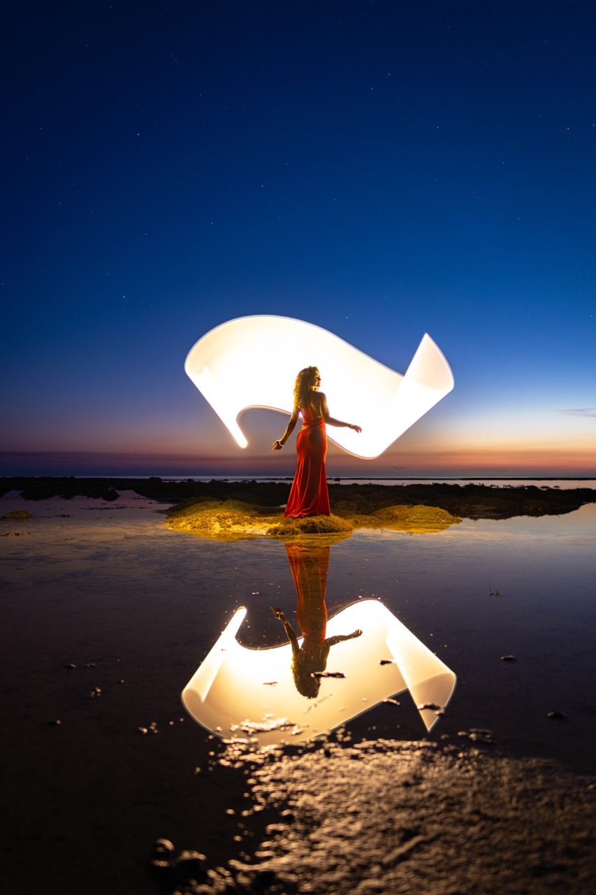 Light painting photo 2025 by Andrea Riezzo — Sublument — 028