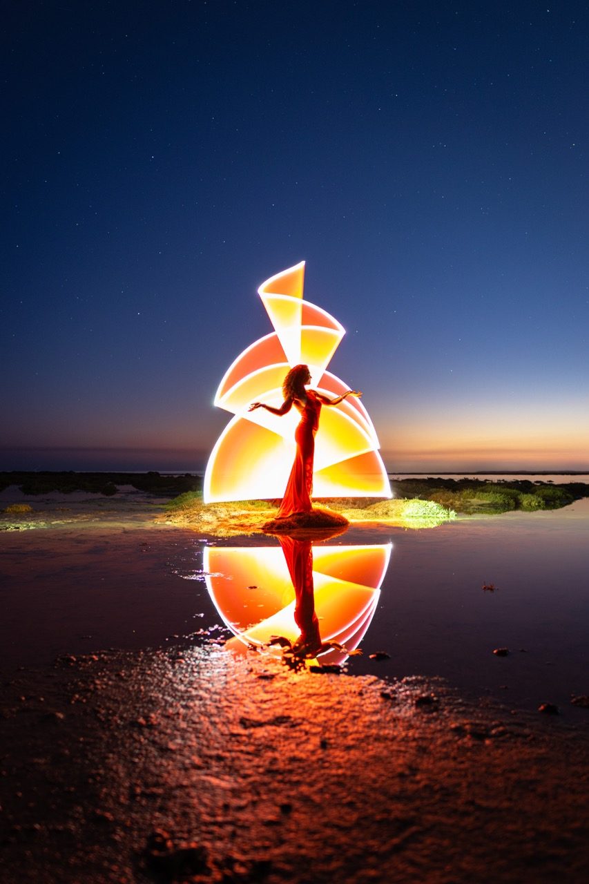 Light painting photo 2025 by Andrea Riezzo — Sublument — 029
