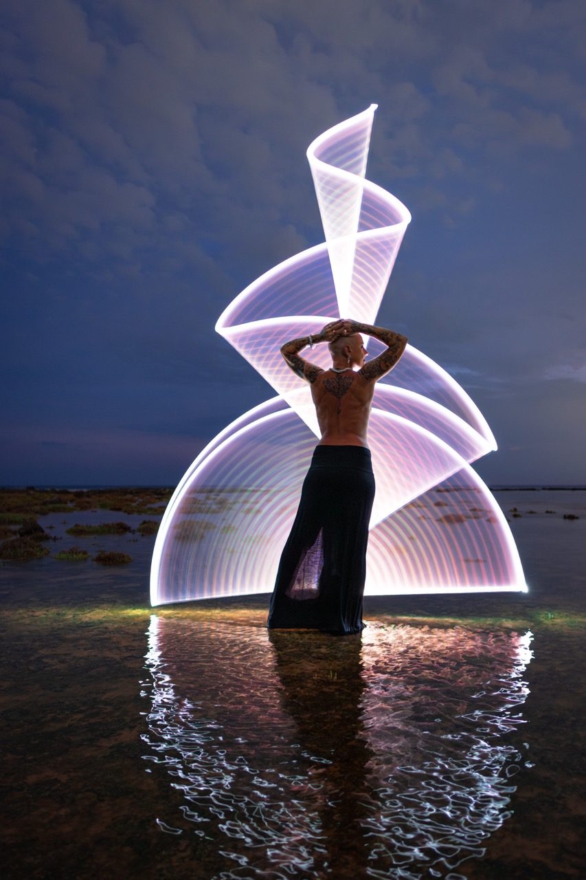 Light painting photo 2025 by Andrea Riezzo — Sublument — 035