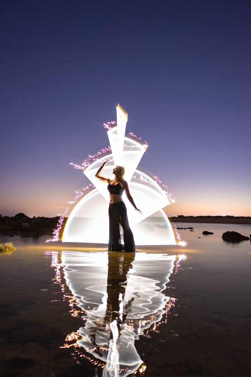 Light painting photo 2025 by Andrea Riezzo — Sublument — 041