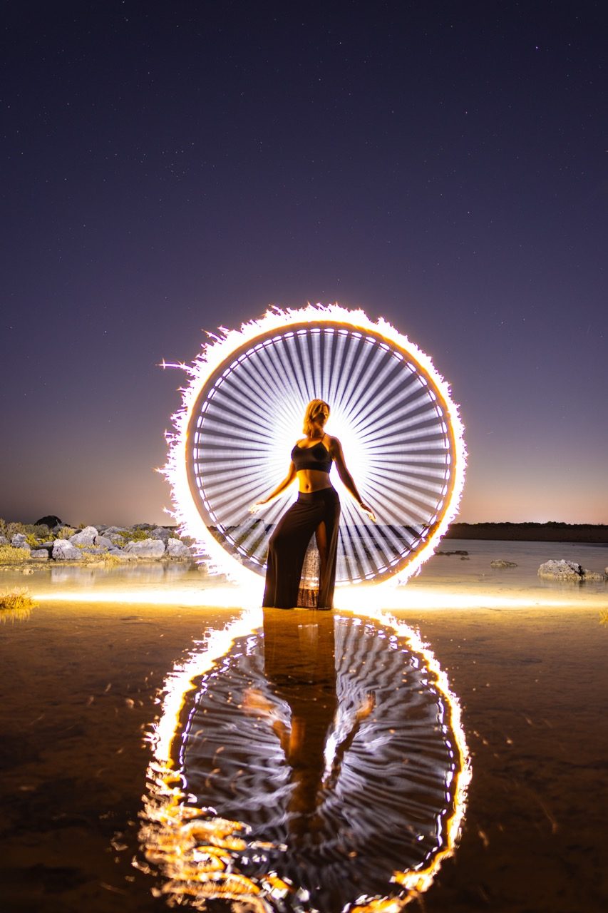 Light painting photo 2025 by Andrea Riezzo — Sublument — 042